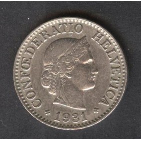 SWITZERLAND 10 Rappen 1931
