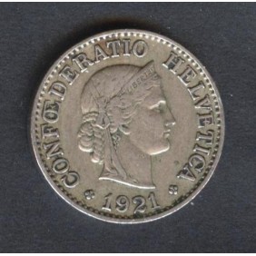 SWITZERLAND 10 Rappen 1921