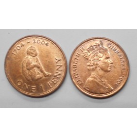 GIBRALTAR 1 Penny 2004...