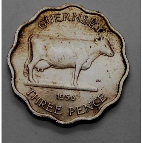 GUERNSEY 3 Pence 1956