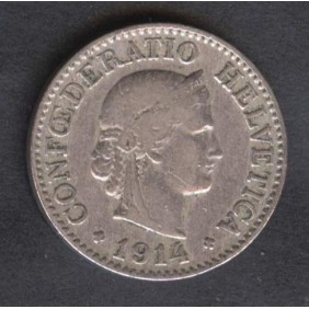 SWITZERLAND 10 Rappen 1914