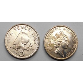 GUERNSEY 5 Pence 1992