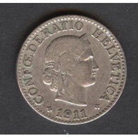 SWITZERLAND 10 Rappen 1911