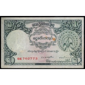 BURMA 1 Rupee 1948