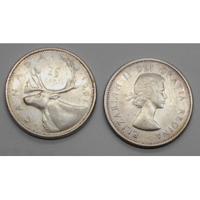 CANADA 25 Cents 1961 AG