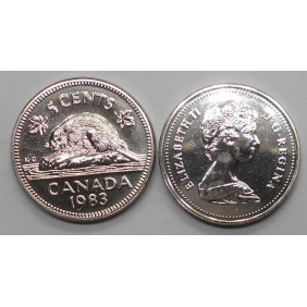 CANADA 5 Cents 1983