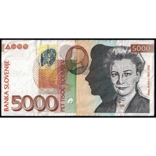 SLOVENIA 5000 Tolarjev 2004