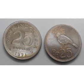 INDONESIA 25 Rupiah 1971...