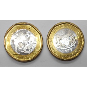 SINGAPORE 1 Dollar 2015