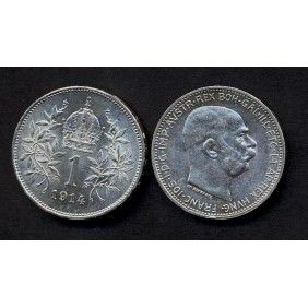 AUSTRIA 1 Corona 1914 AG