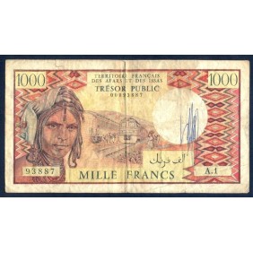 FRENCH AFARS & ISSAS 1000...