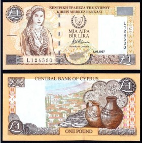 CYPRUS 1 Pound 1997