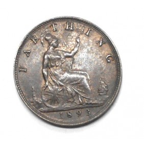 GREAT BRITAIN 1 Farthing 1893