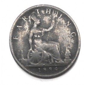 GREAT BRITAIN 1 Farthing 1884