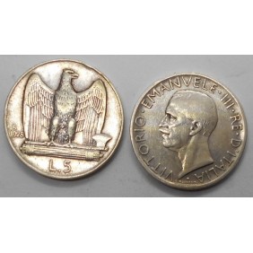 5 Lire 1928 2 ROSETTE AG