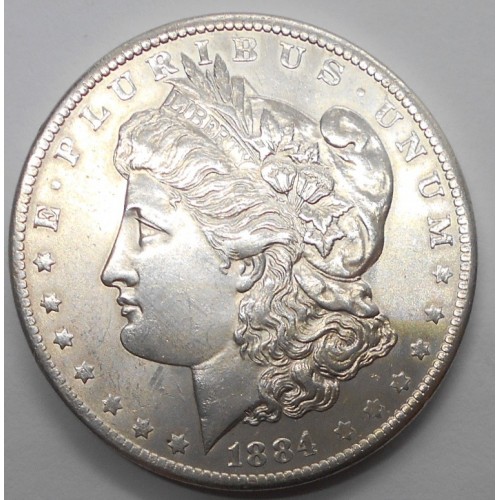 USA 1 Dollar 1884o Morgan AG