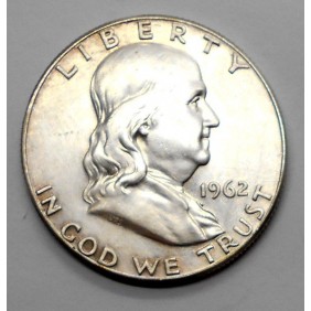 USA Half Dollar Franklin 1962