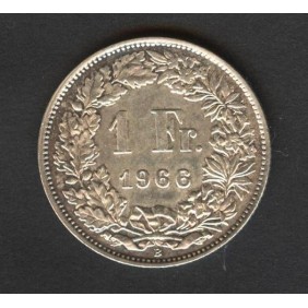 SWITZERLAND 1 Franc 1966 AG