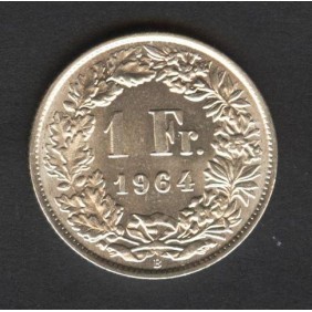 SWITZERLAND 1 Franc 1964 AG