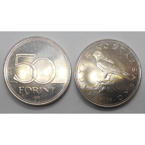 HUNGARY 50 Forint 2009 Falcon