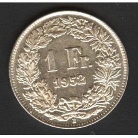 SWITZERLAND 1 Franc 1952