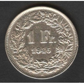 SWITZERLAND 1 Franc 1945 AG