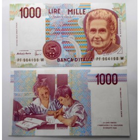 1000 Lire Montessori 1990...