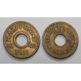 FIJI 1/2 Penny 1942