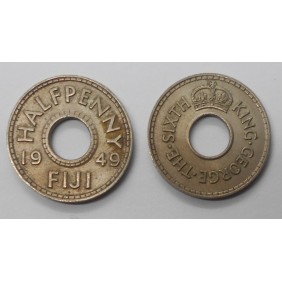 FIJI 1/2 Penny 1949