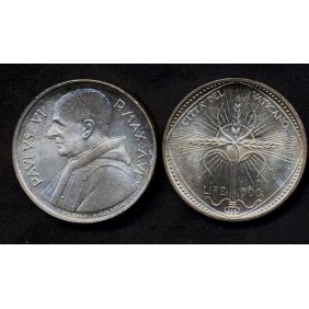 VATICANO 500 Lire 1968 AG