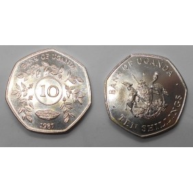 UGANDA 10 Shillings 1987