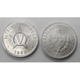 CUBA 5 Centavos 1963
