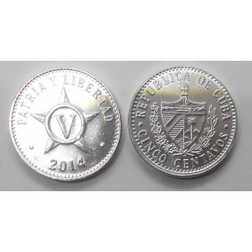 CUBA 5 Centavos 2014