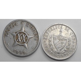 CUBA 20 Centavos 1969
