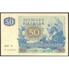 SWEDEN 50 Kronor 1981