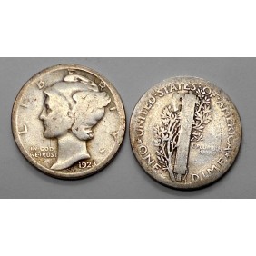 USA Mercury Dime 1923 AG