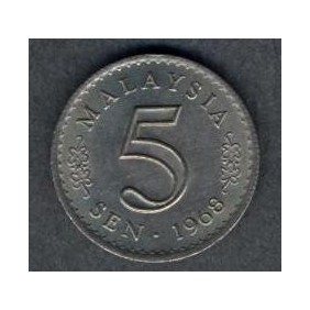 MALAYSIA 5 Sen 1968