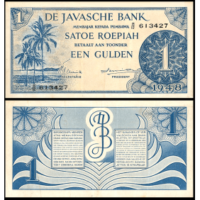 NETHERLANDS INDIES 1 Gulden...