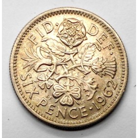 GREAT BRITAIN 6 Pence 1962