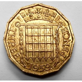 GREAT BRITAIN 3 Pence 1959