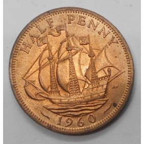 GREAT BRITAIN 1/2 Penny 1960