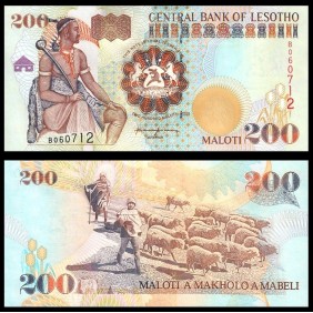 LESOTHO 200 Maloti 2001