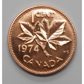 CANADA 1 Cent 1974