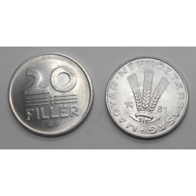 HUNGARY 20 Filler 1981