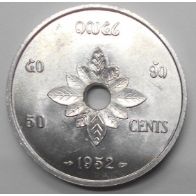 LAOS 50 Cents 1952