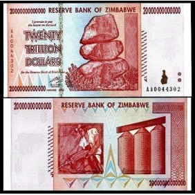 ZIMBABWE 20 Trillion...