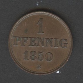 HANNOVER 1 Pfennig 1850 B