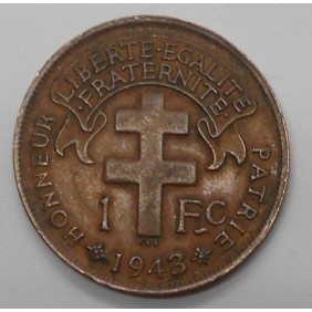 CAMEROUN 1 Franc 1943