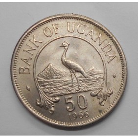 UGANDA 50 Cents 1966