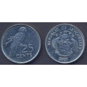 SEYCHELLES 25 Cents 2007